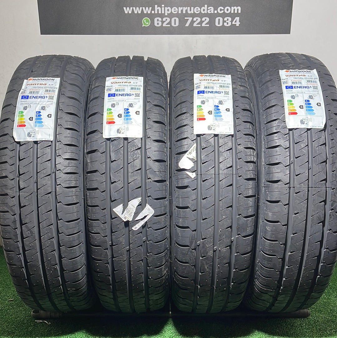 195 75 16C 107/105R 8PR HANKOOK VANTRA LT /PRECIO UNIDAD, ENVÍO GRATIS.