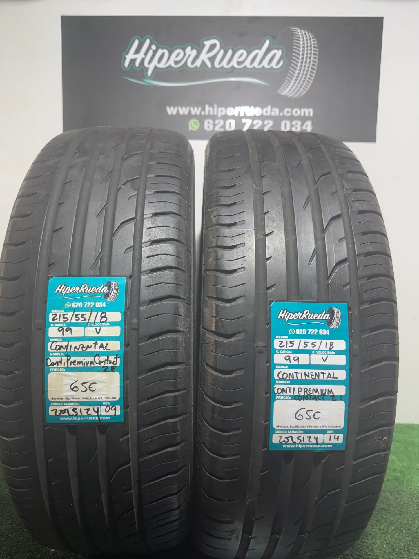 215 55 18 99V CONTINENTAL CONTIPREMIUM CONTACT2
