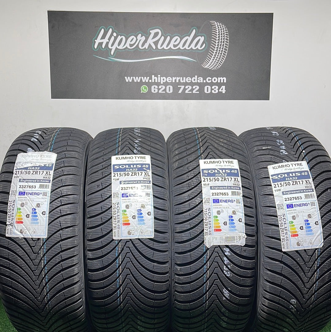 215 50 17XL KUMHO TYRE SOLUS 4S HA32 /PRECIO UNIDAD, ENVÍO GRATIS.