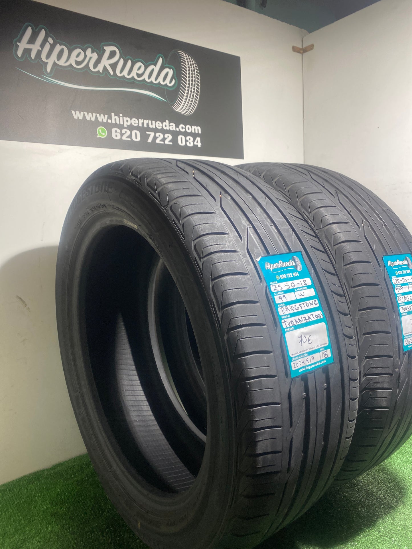 225 50 18 99W BRIDGESTONE TURANZA T001
