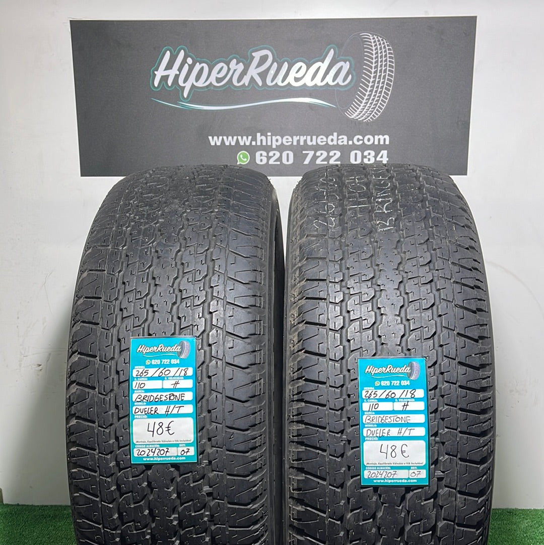 265 60 18 110 H BRIDGESTONE DUELER H/T