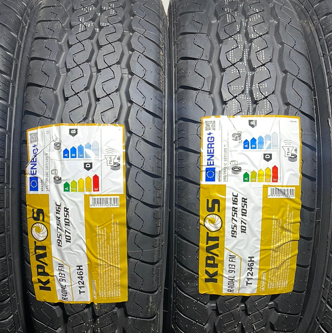 195 75 16C 107/105R KPATOS RADIAL 913FM /PRECIO UNIDAD, ENVÍO GRATIS.