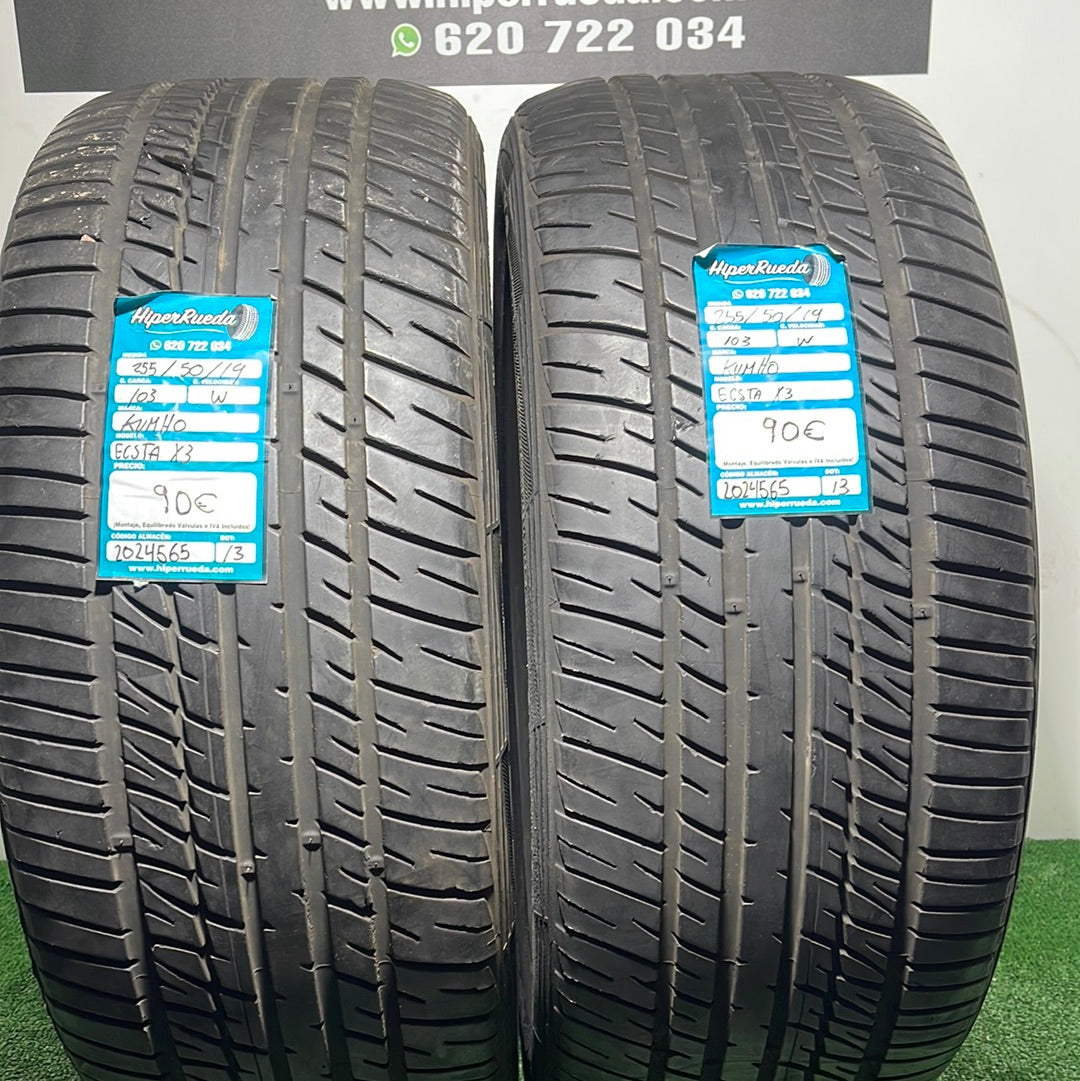 255 50 19 103W KUMHO ECSTA X3