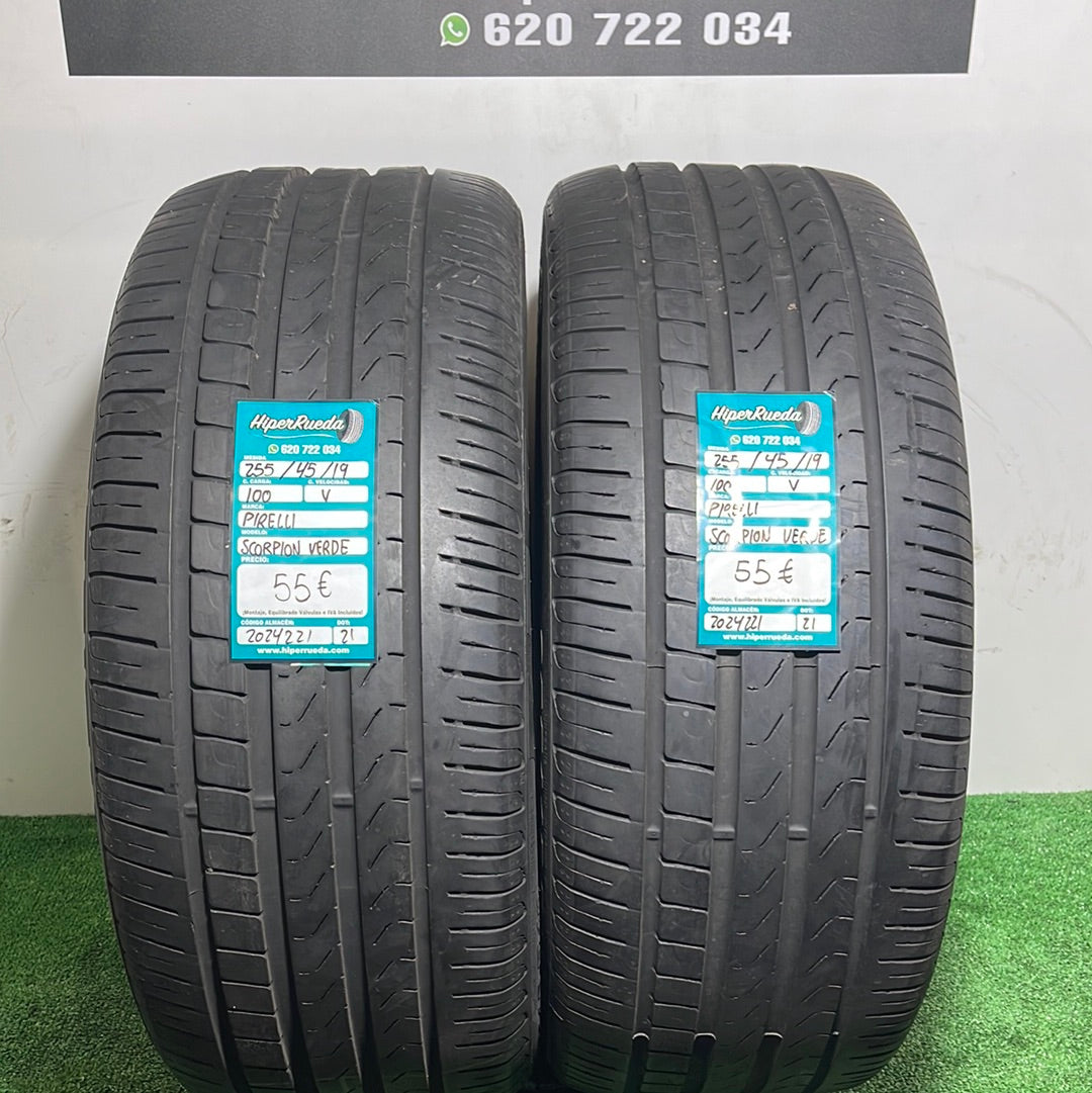 255 45 19 100V PIRELLI SCORPION VERDE