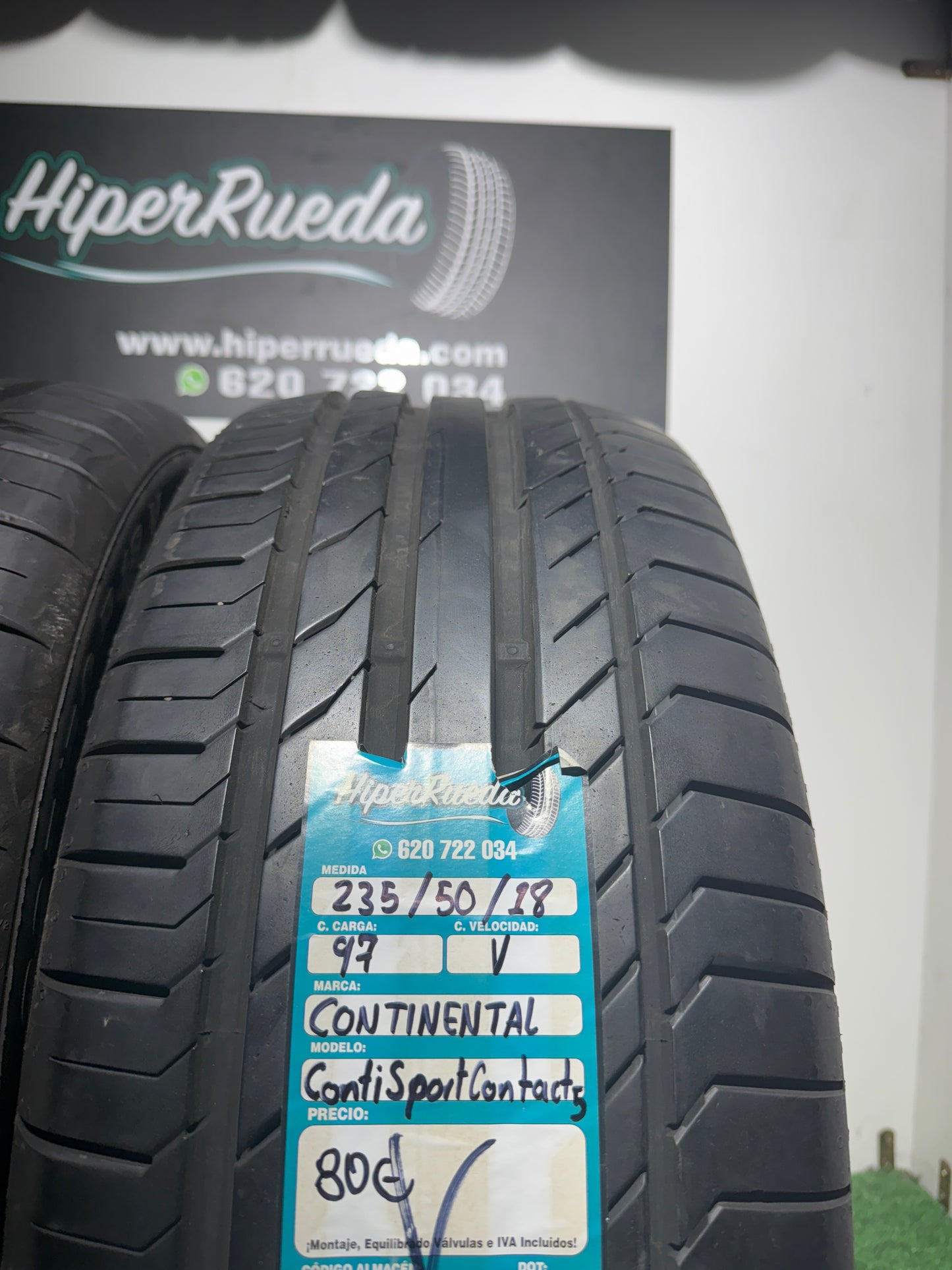 235 50 18 97V CONTINENTAL CONTISPORTCONTACT5
