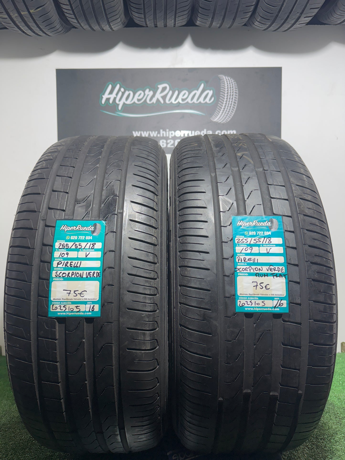255 55 18 109V PIRELLI SCORPION VERDE