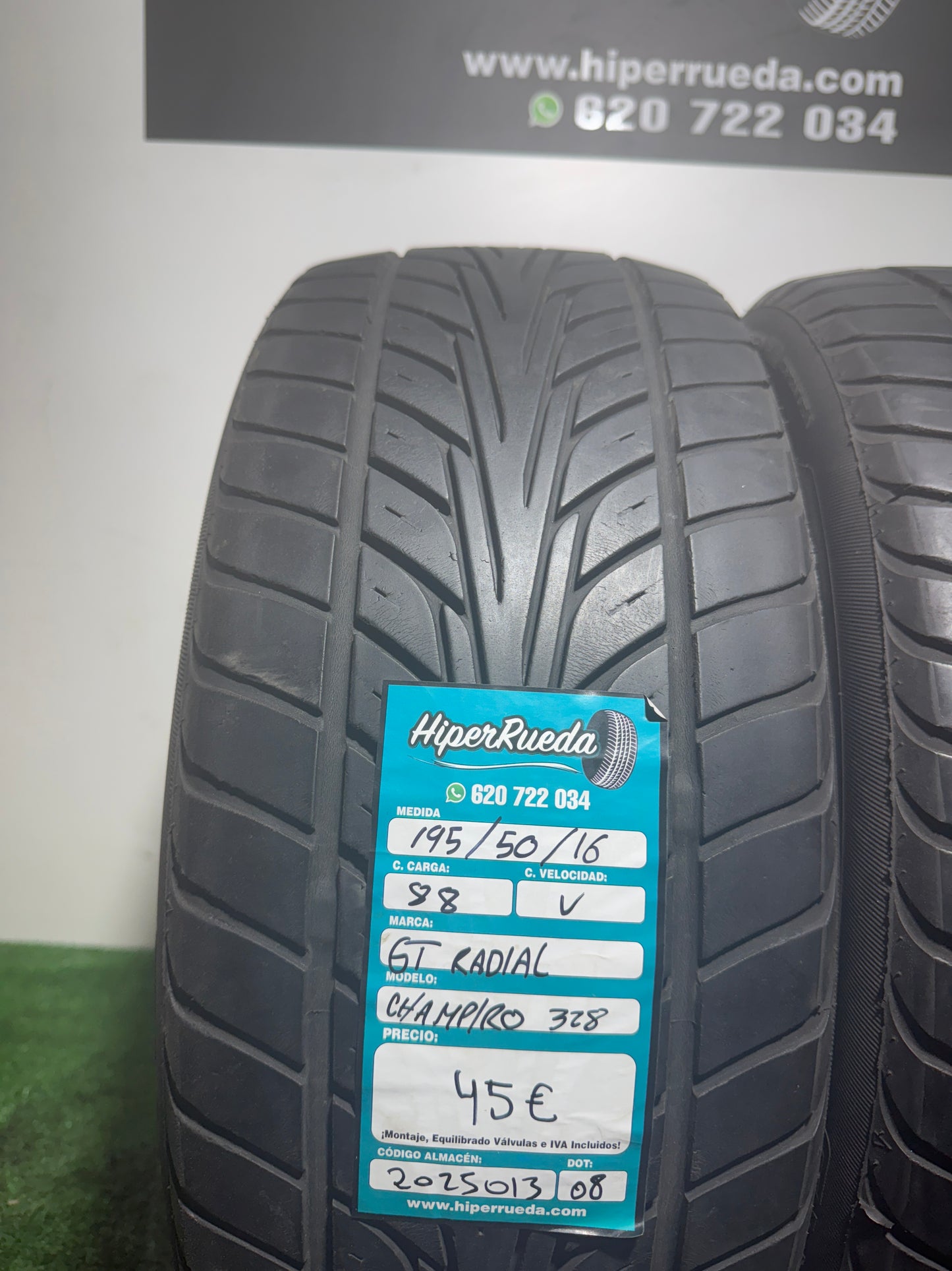 195 50 16 88V GT RADIAL CHAMPIRO 328