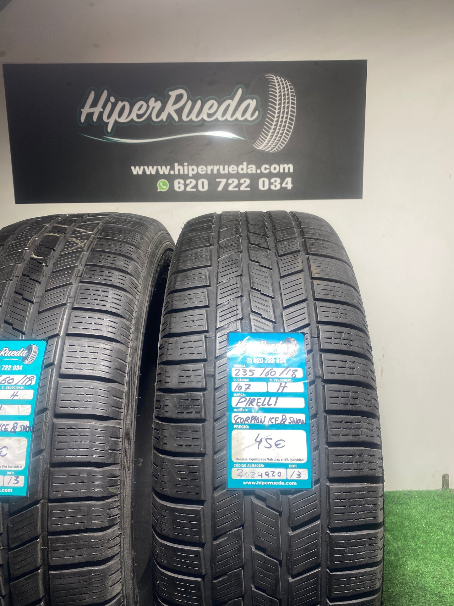 235 60 18 107H PIRELLI SCORPION ICE&SNOW