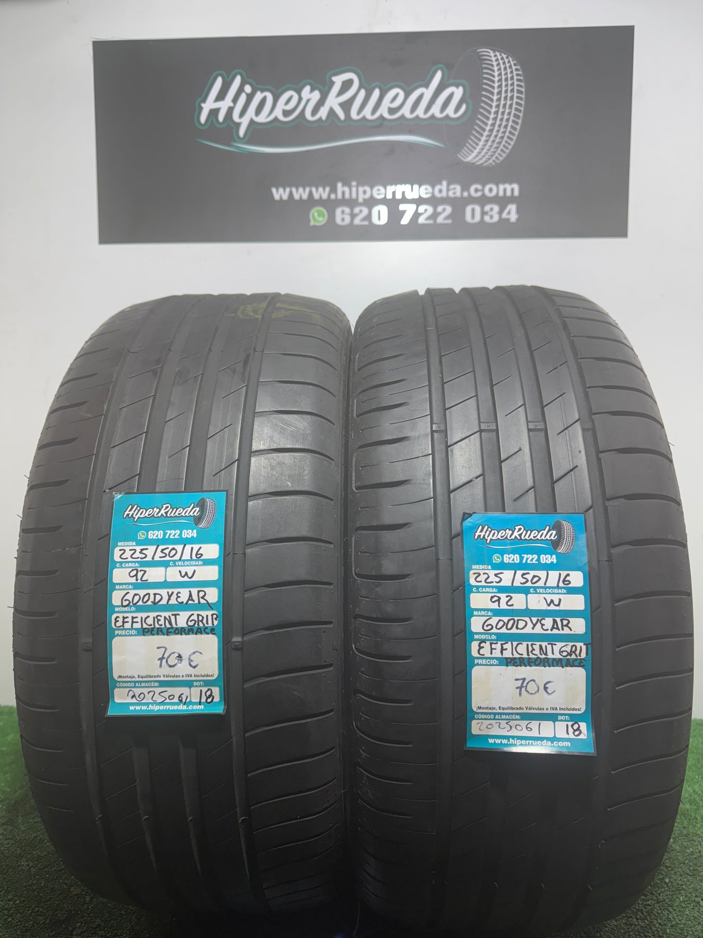 225 50 16 92W GOODYEAR EFFICIENT GRIP PERFORMANCE