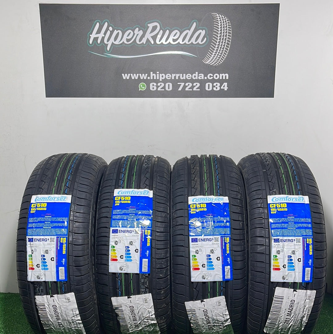 195 55 15 85V COMFORSER TIRES CF510 CON PROTECCIÓN DE LLANTA /PRECIO UNIDAD, ENVÍO GRATIS.