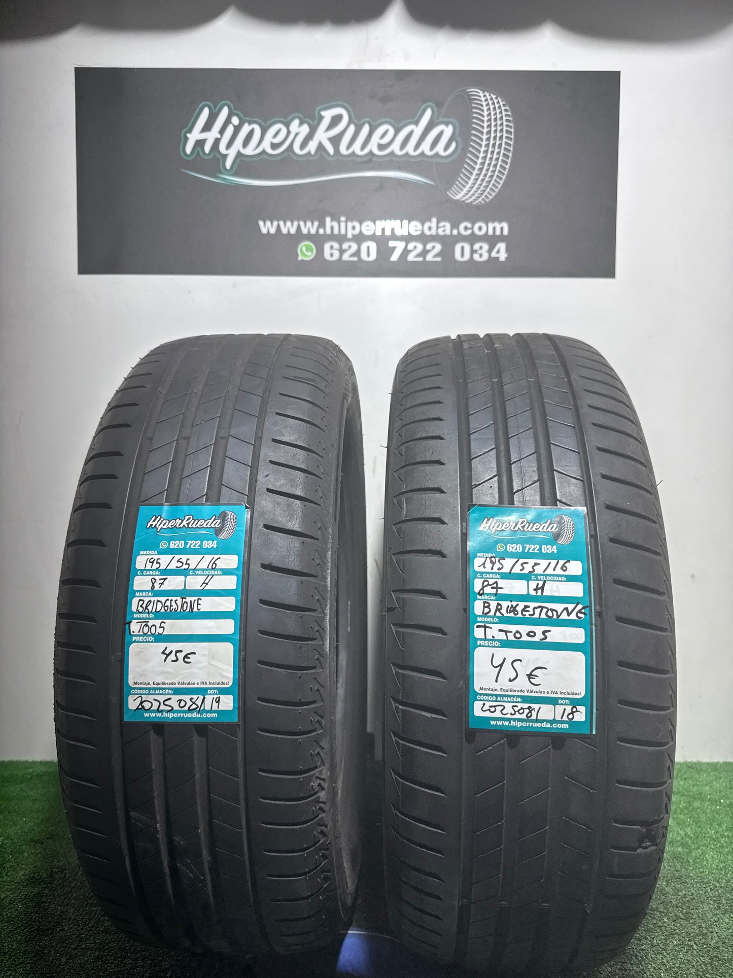 195 55 16 87H BRIDGESTONE TURANZA T005