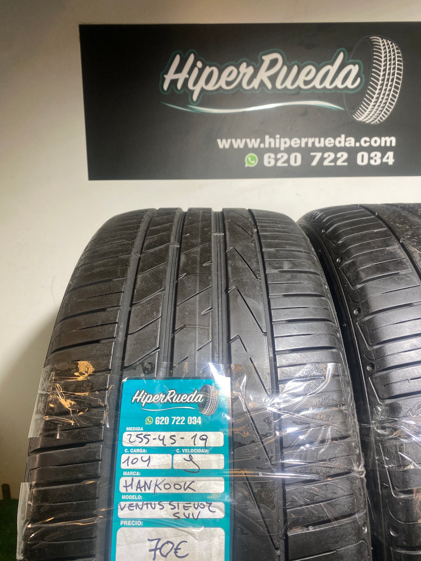 255 45 19 104Y HANKOOK VENTUS S1EVO2 SUV