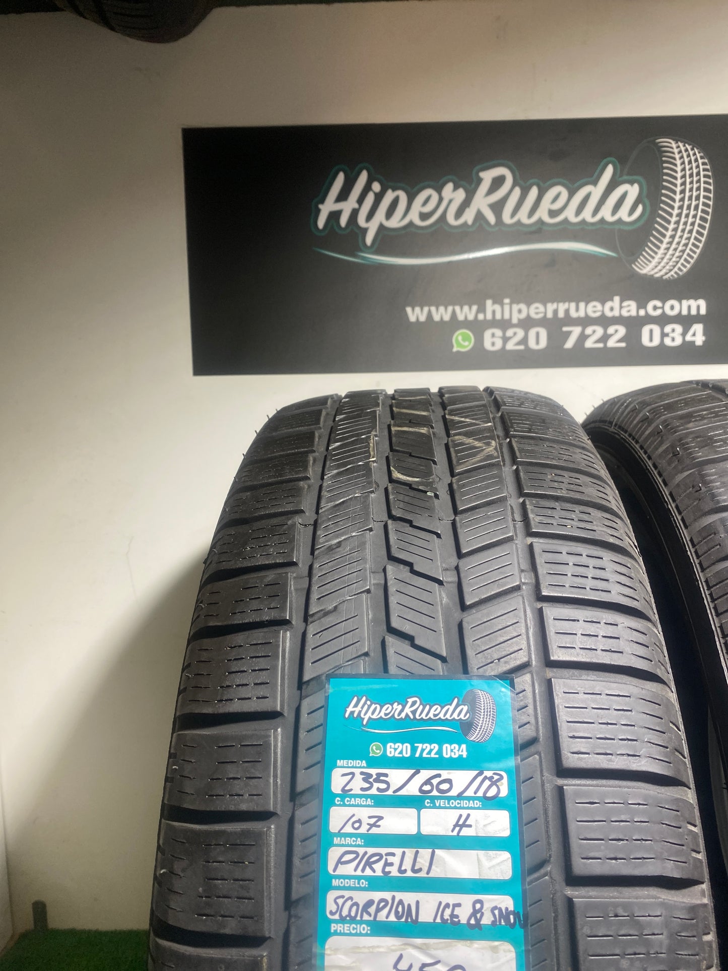 235 60 18 107H PIRELLI SCORPION ICE&SNOW