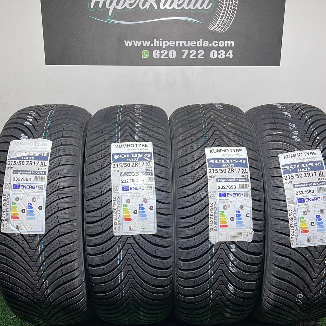 215 50 17XL KUMHO TYRE SOLUS 4S HA32 /PRECIO UNIDAD, ENVÍO GRATIS.