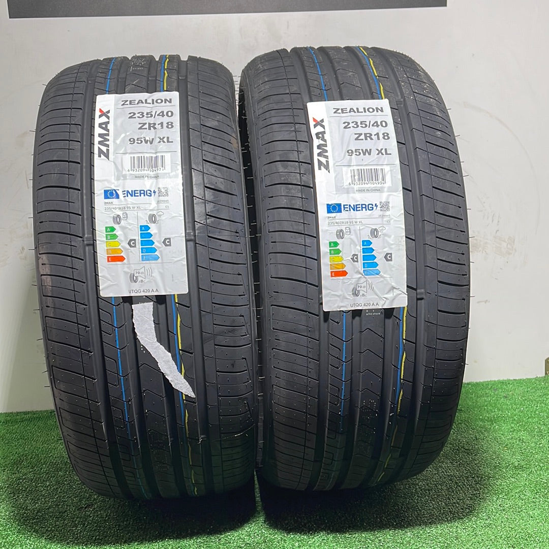 235 40 18 95W XL ZMAX ZEALION /PRECIO UNIDAD, ENVÍO GRATIS.