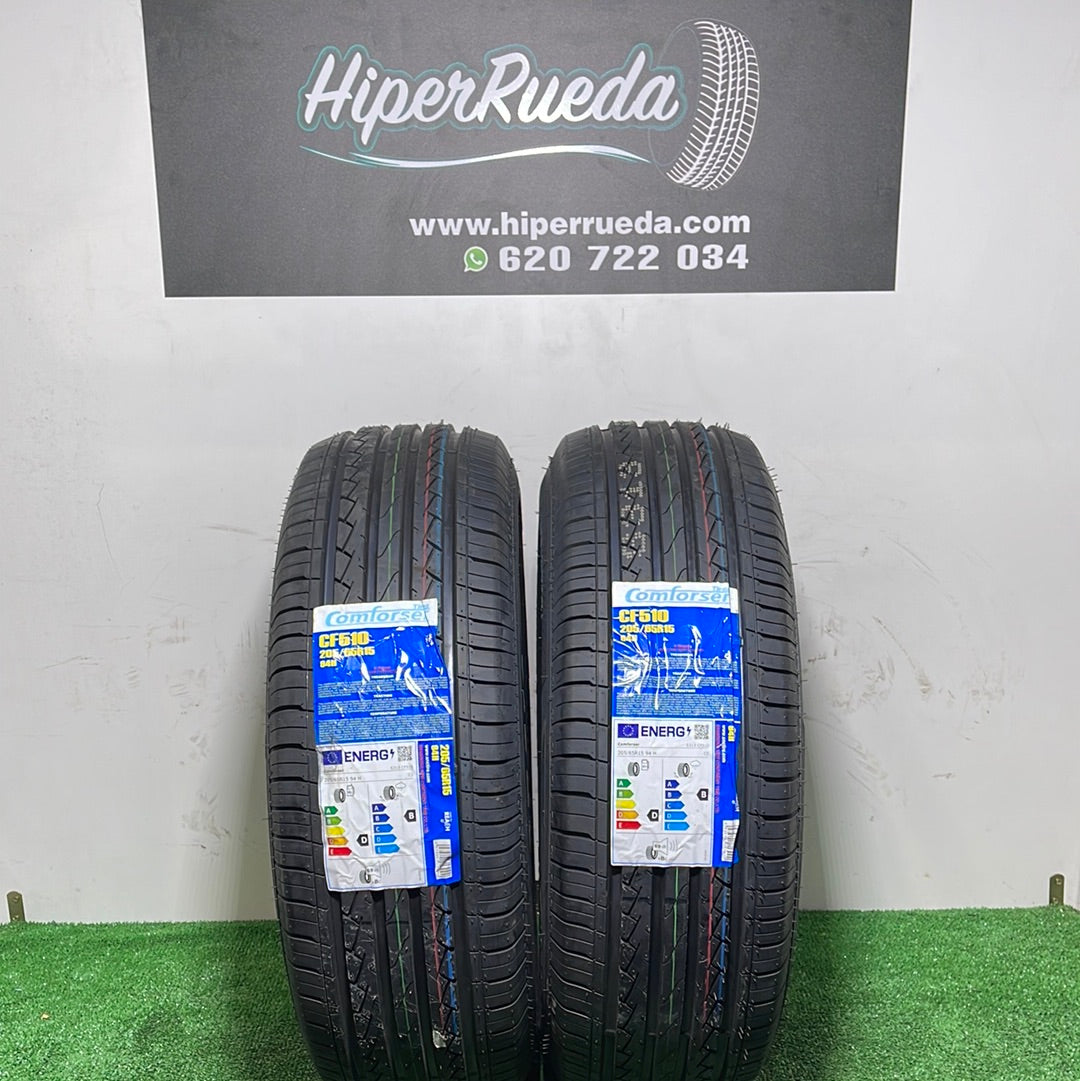 205 65 15 94H CF510 COMFORSER TIRES CON PROTECCIÓN DE LLANTA /PRECIO UNIDAD, MONTAJE INCLUIDO