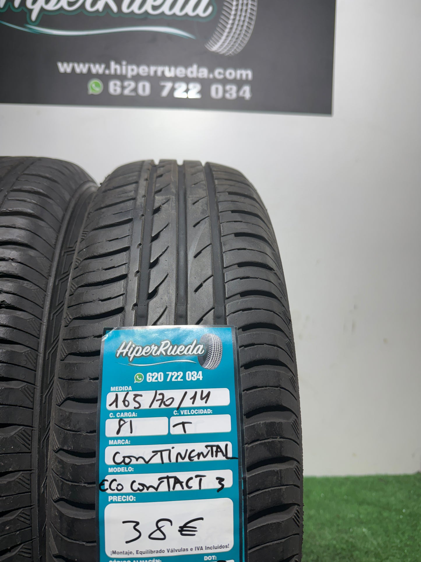165 70 14 81T CONTINENTAL ECOCONTACT3