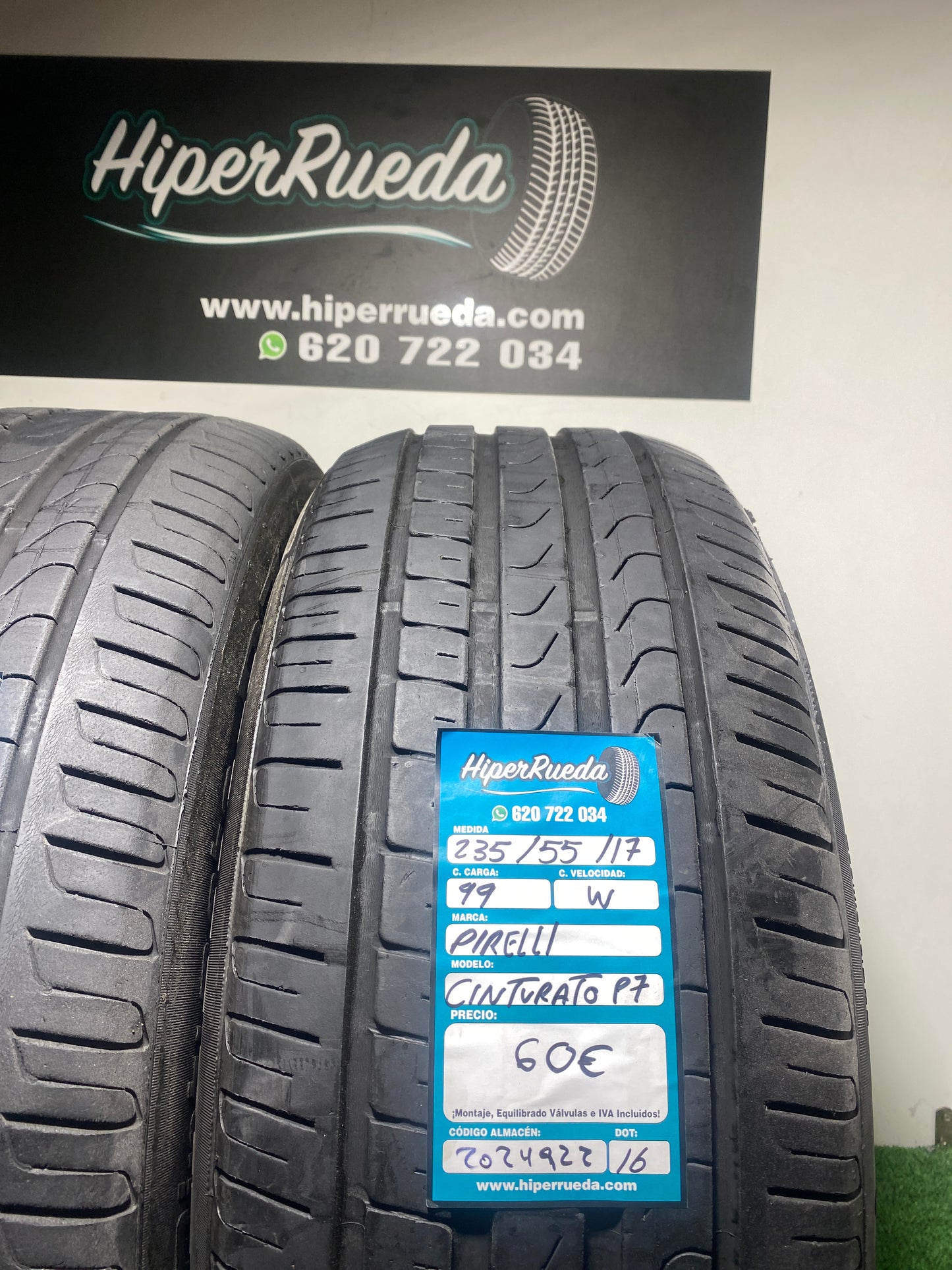 235 55 17 99W PIRELLI CINTURATO P7
