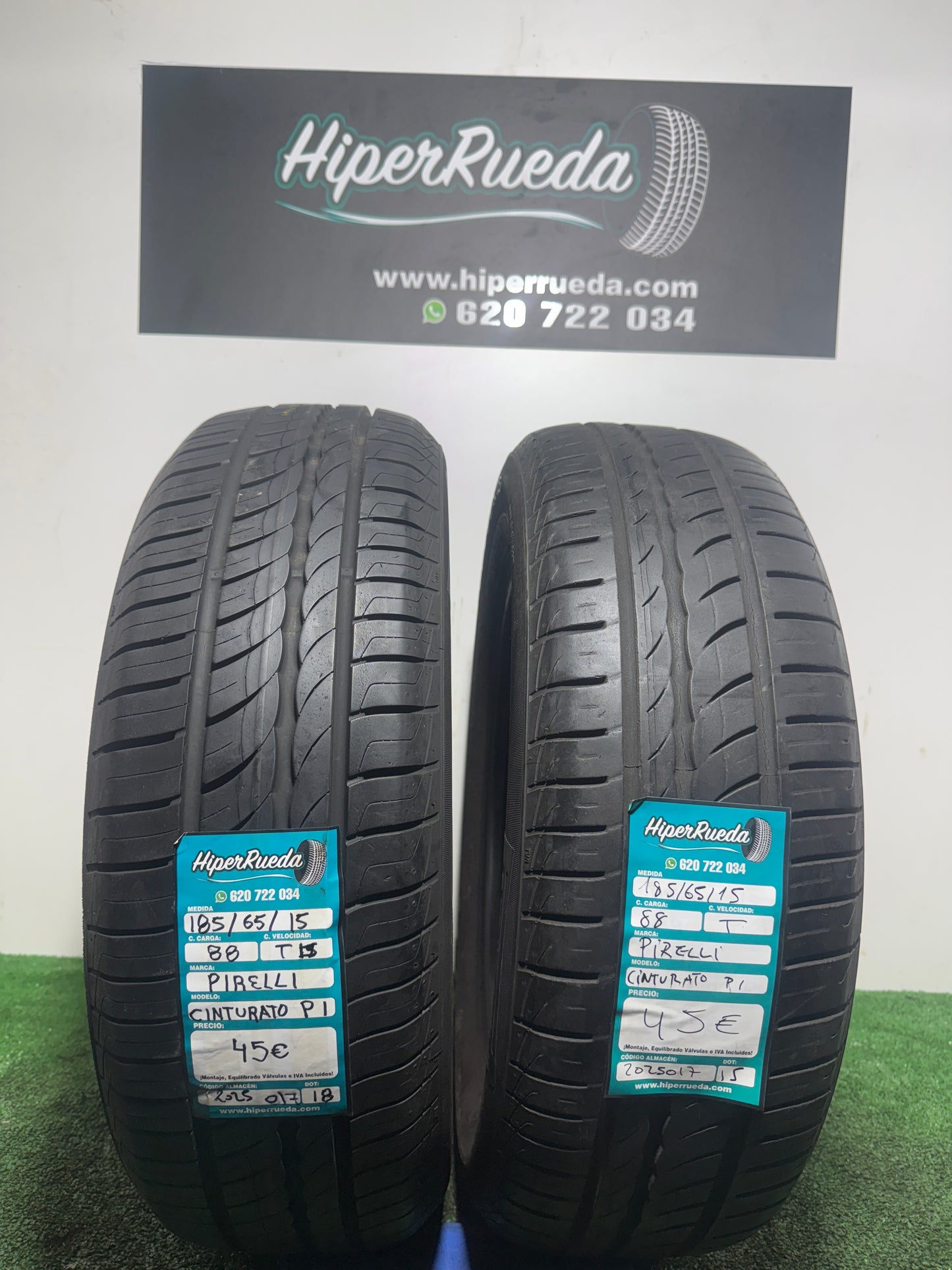 185 65 15 88T PIRELLI CINTURATO P1