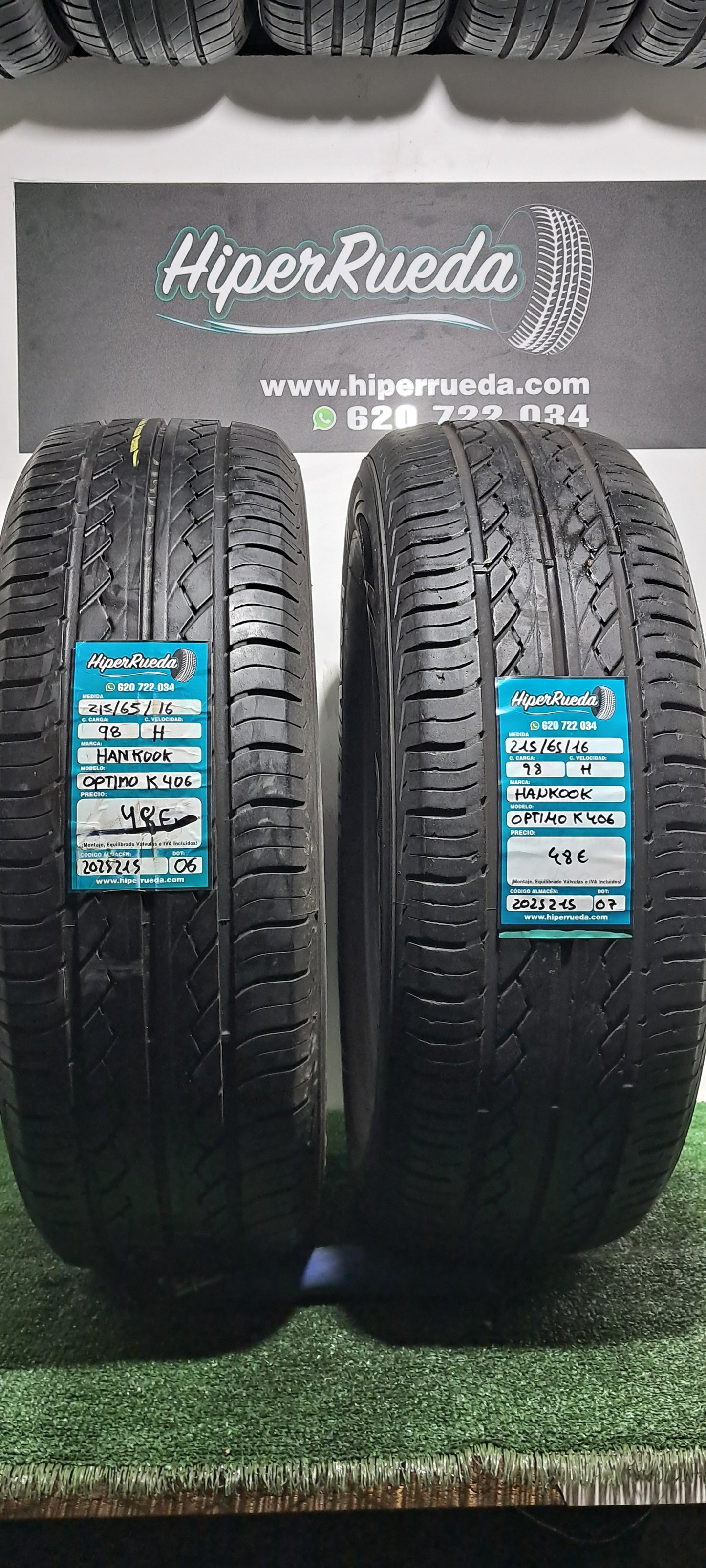 215 65 16 98H HANKOOK OPTIMO K406