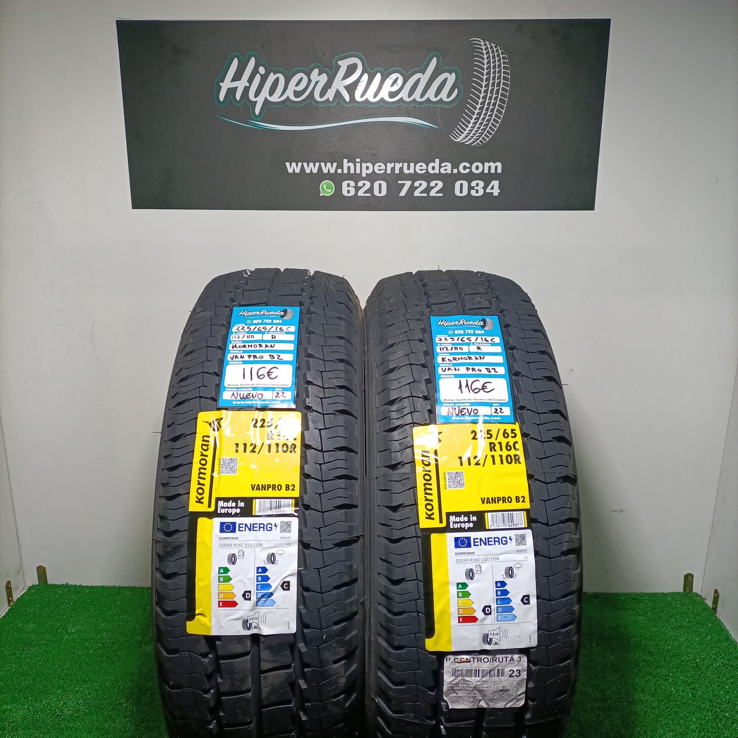 225 65 16 C 112/110R KORMORAN VANPRO B2 /PRECIO UNIDAD, ENVÍO GRATIS.