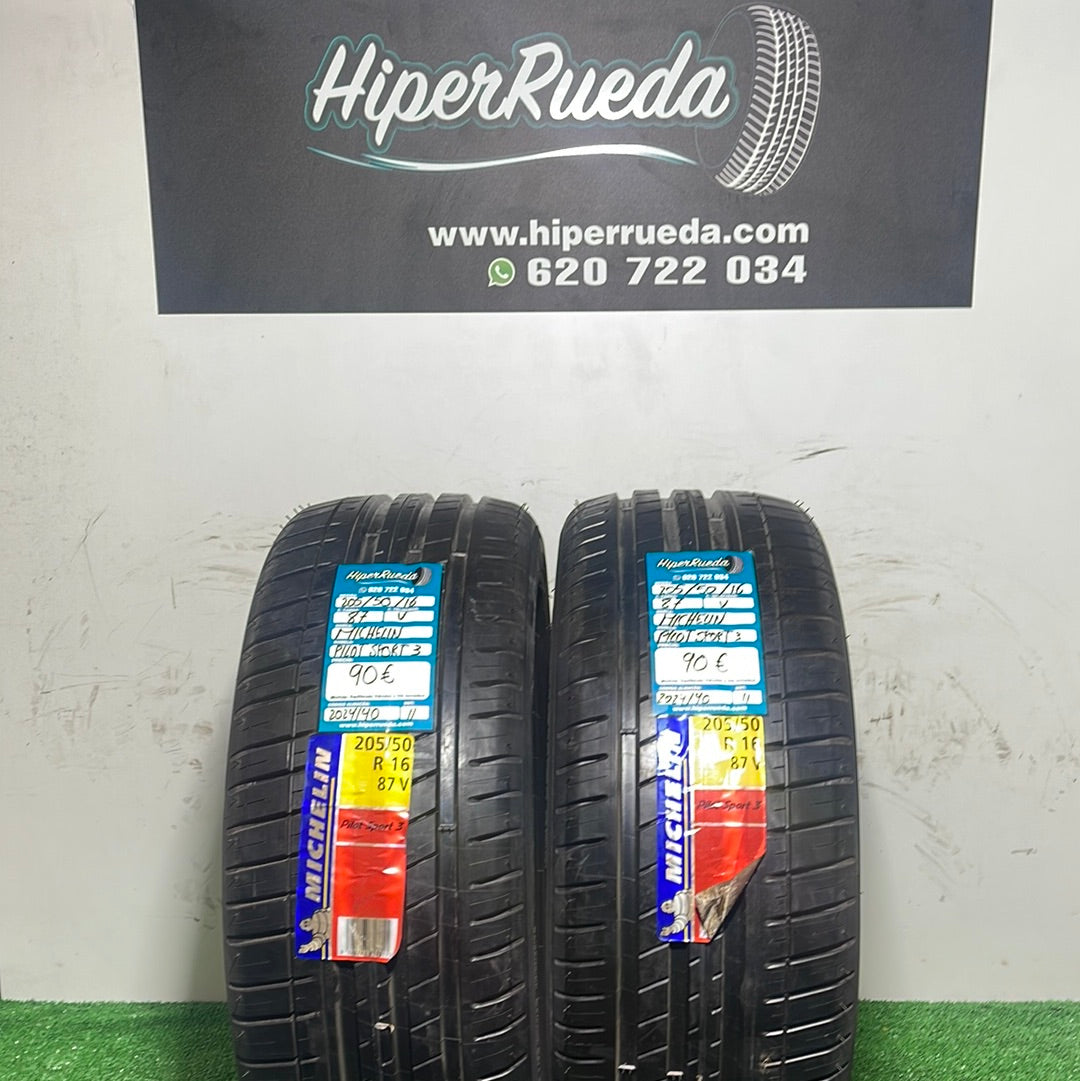 205 50 16 87V MICHELIN PILOT SPORT 3