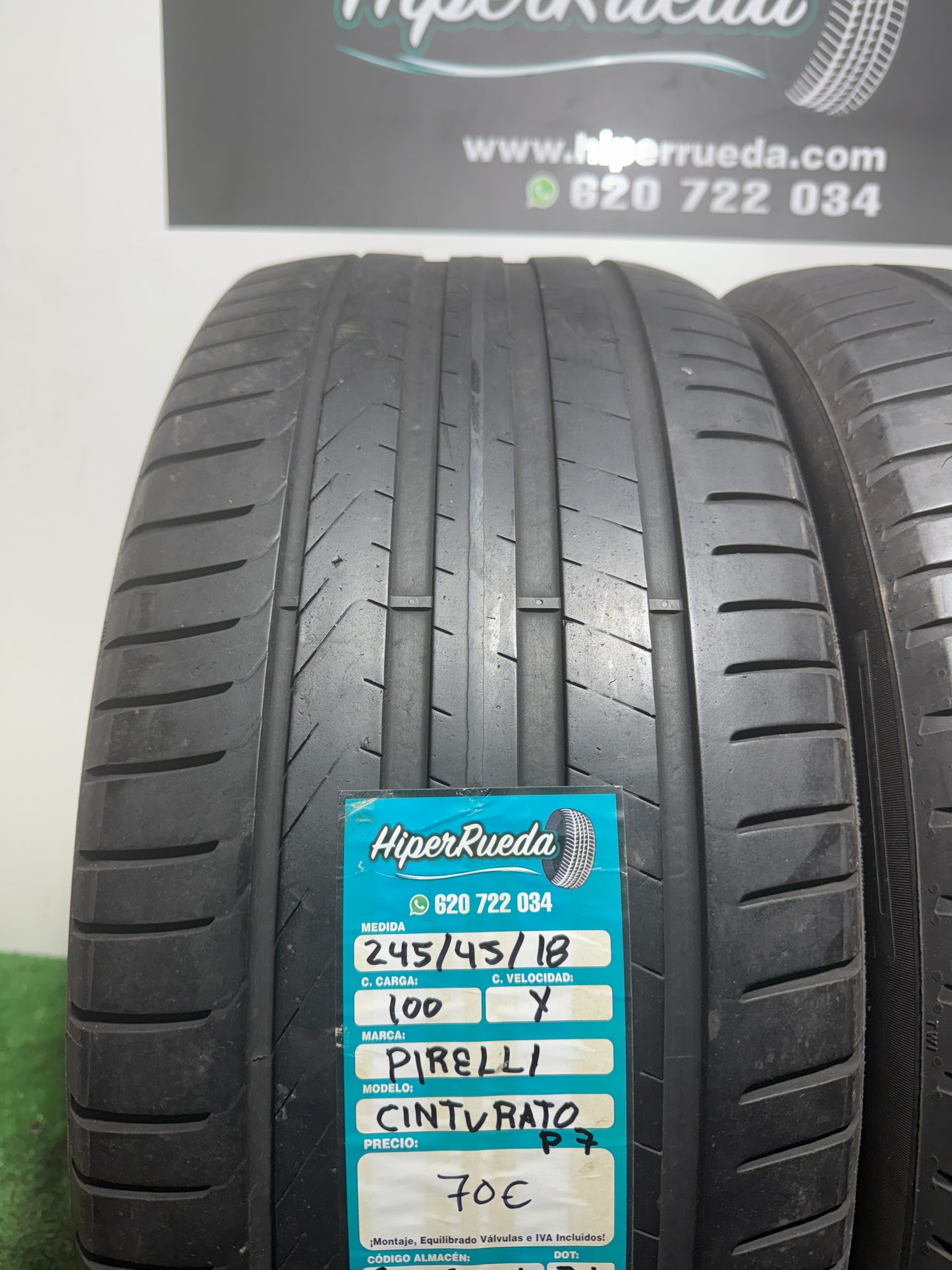 245 45 18 100Y PIRELLI CINTURATO P7