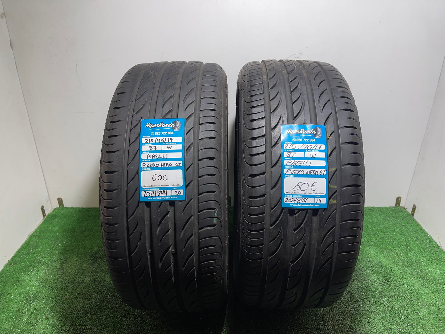 215 40 17 87W PIRELLI PZERO NERO GT