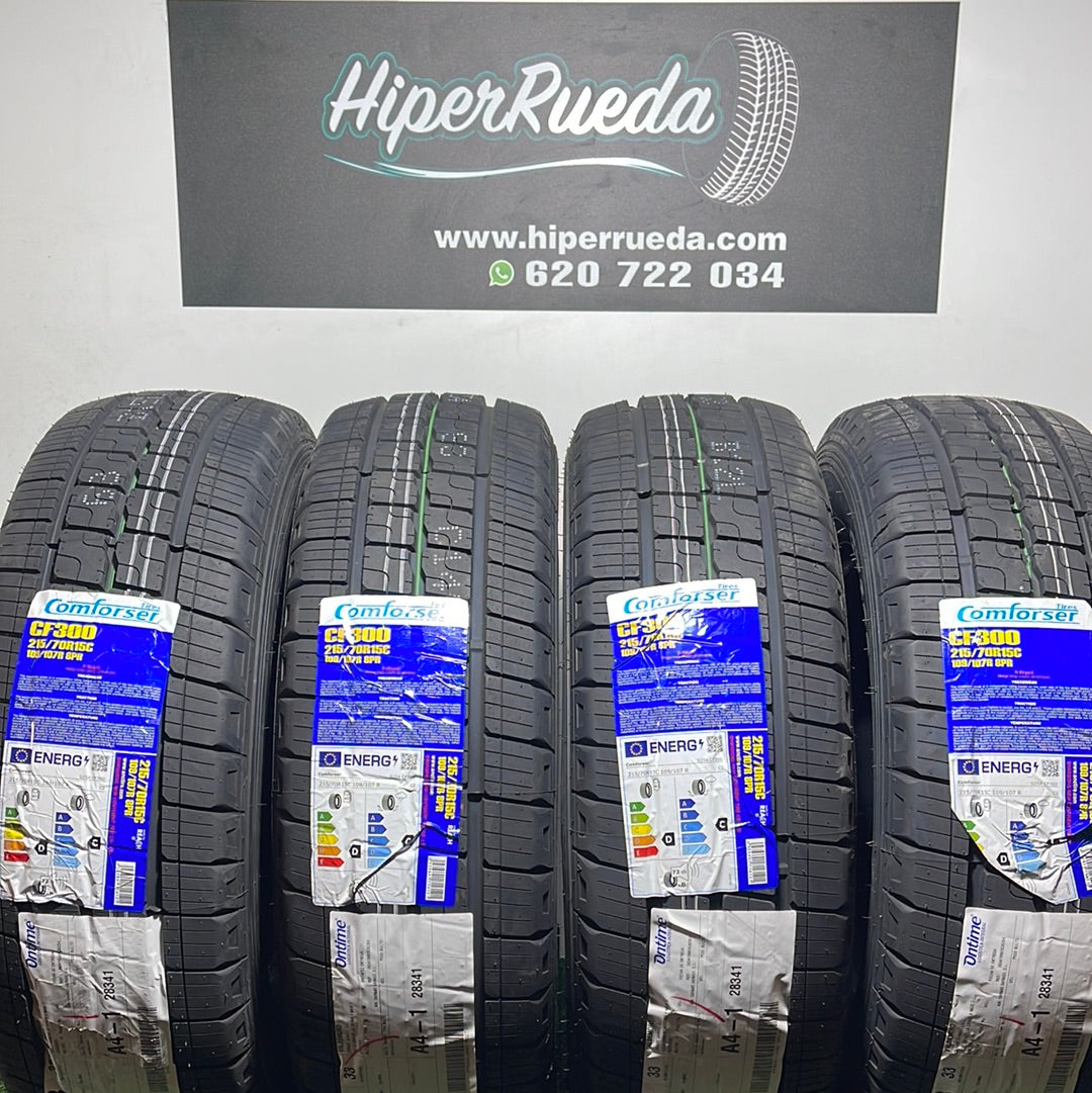 215 70 15C 109/107R 8PR COMFORSER TIRES CF300/ PRECIO UNIDAD, ENVÍO GRATIS.