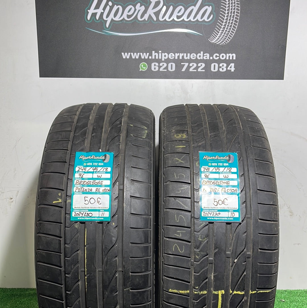 245 45 18 96W BRIDGESTONE POTENZA RE 050A