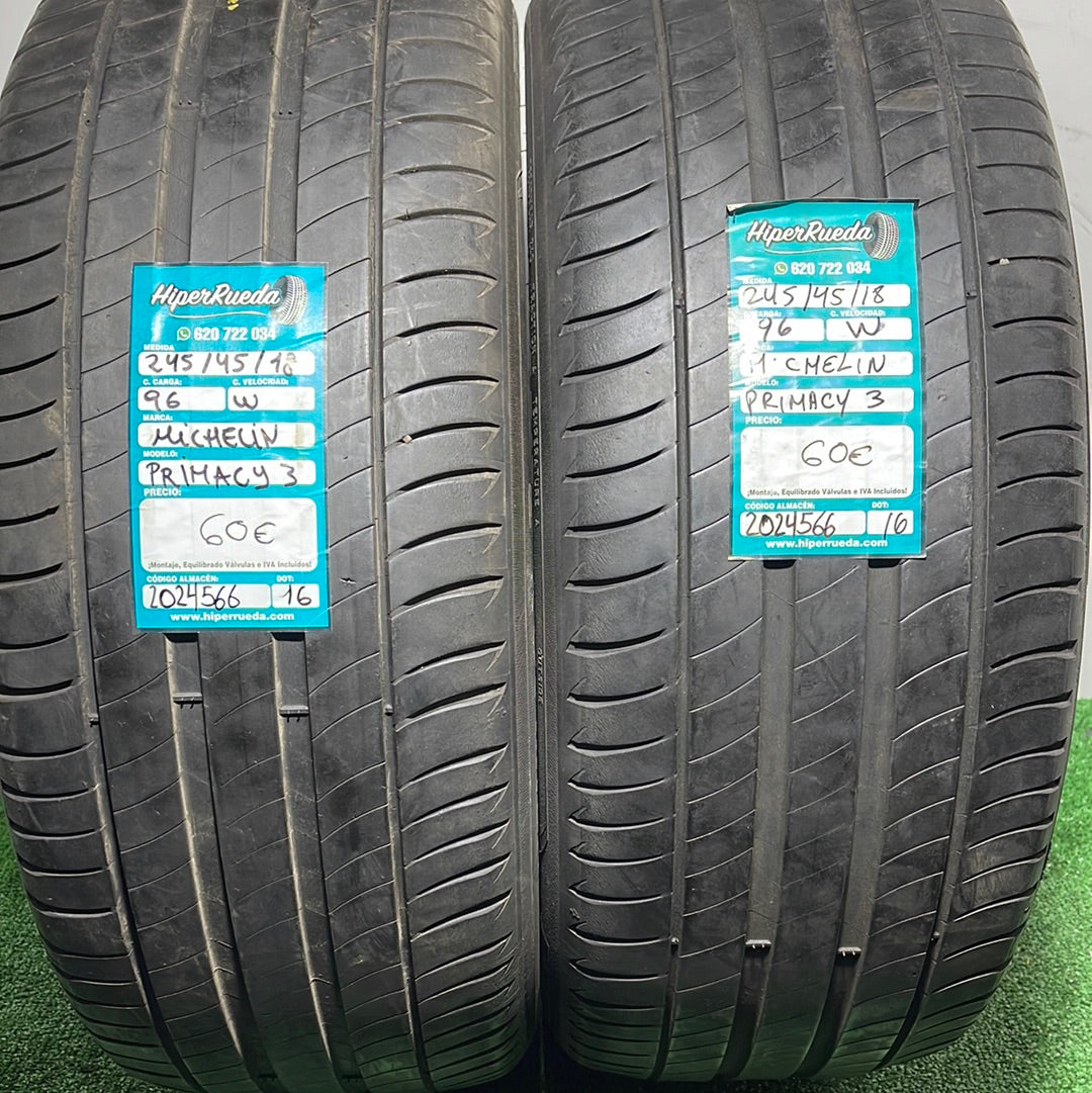 245 45 18 96W MICHELIN PRIMACY 3