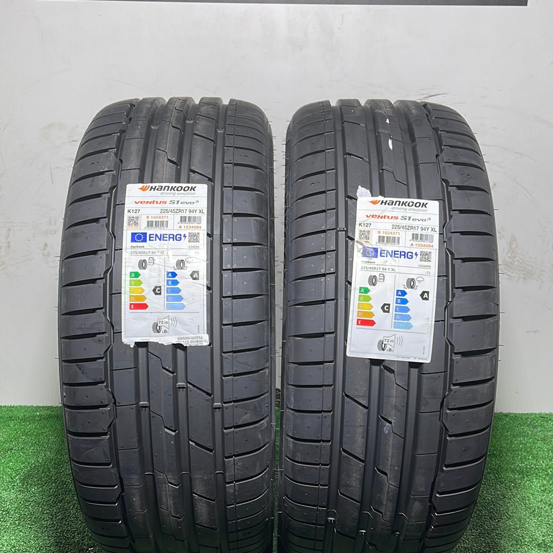 225 45 17 94Y XL HANKOOK VENTUS S1 EVO3  /PRECIO UNIDAD,  ENVÍO GRATIS.