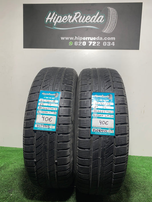 185 60 15 88T BRIDGESTONE BLIZZAK LM30