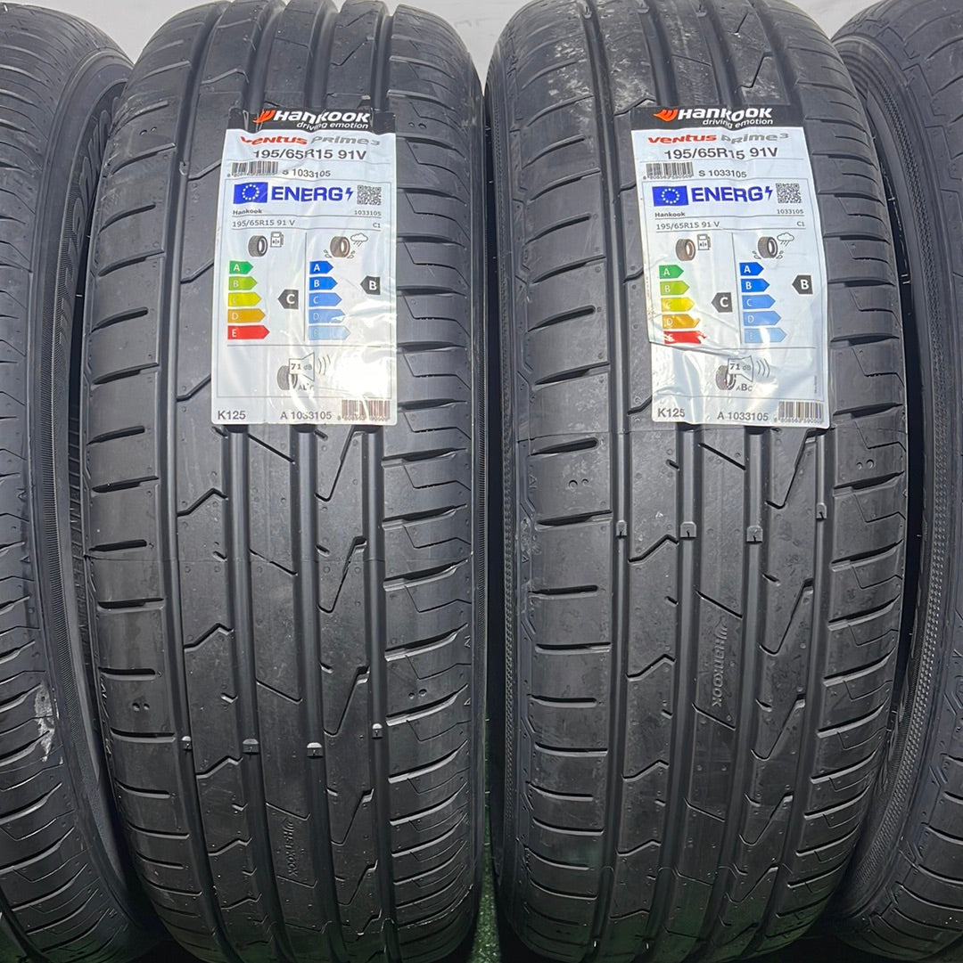 195 65 15 91V HANKOOK VENTUS PRIME 3  /PRECIO UNIDAD, ENVÍO GRATIS.