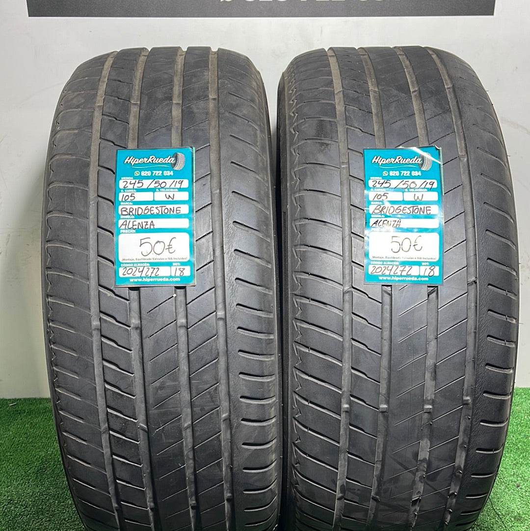 245 50 19 105W BRIDGESTONE ALENZA