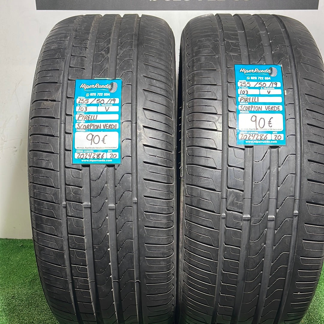 255 50 19 103V PIRELLI SCORPION VERDE