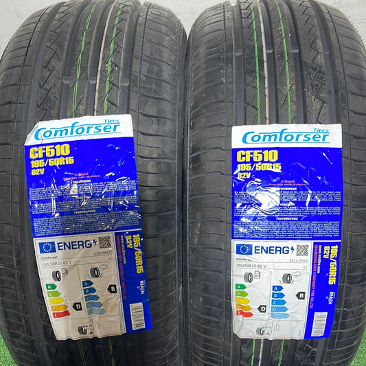 195 50 15 82V CONFORSER TIRES CON PROTECCIÓN DE LLANTA  /PRECIO UNIDAD,  ENVÍO GRATIS.