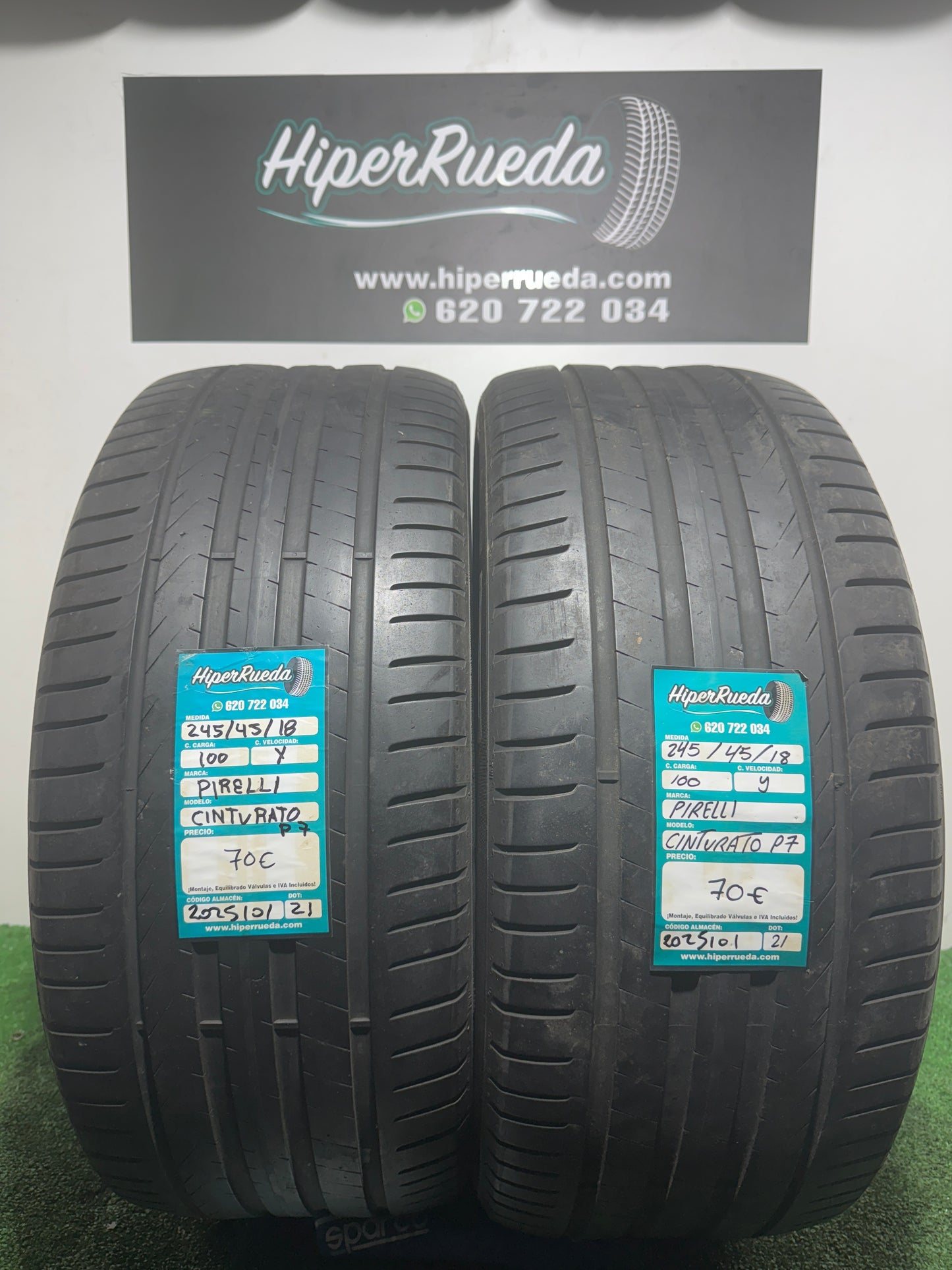 245 45 18 100Y PIRELLI CINTURATO P7