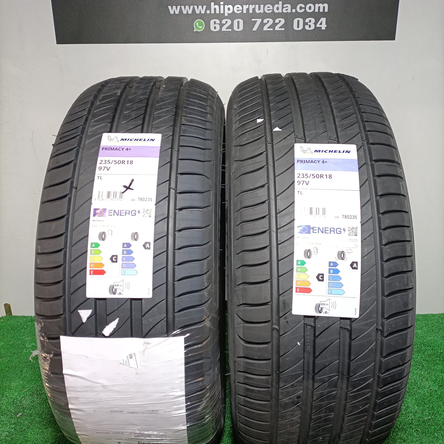 235 50 18 97V MICHELIN PRIMACY 4+  /PRECIO UNIDAD,  ENVÍO GRATIS.