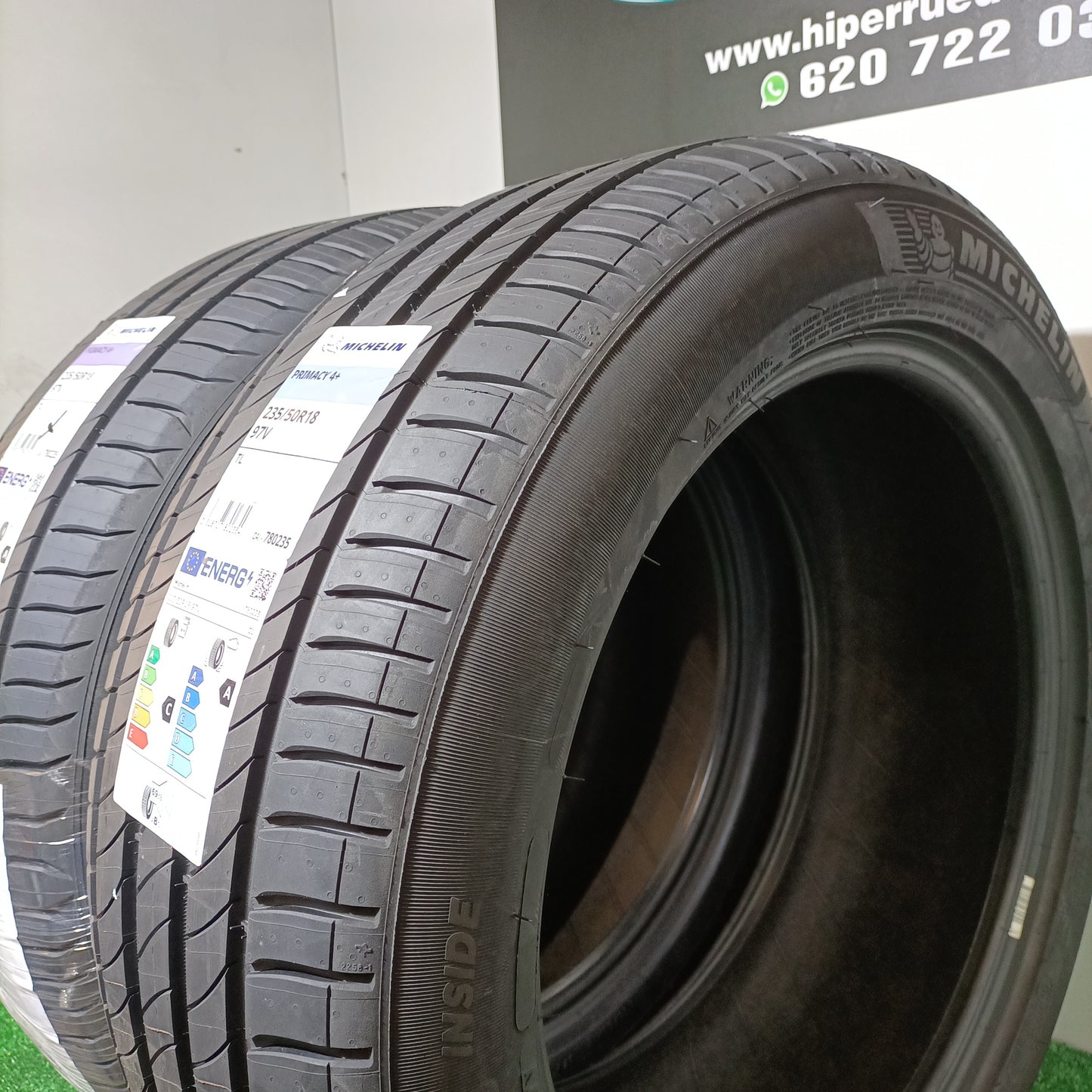 235 50 18 97V MICHELIN PRIMACY 4+  /PRECIO UNIDAD,  ENVÍO GRATIS.