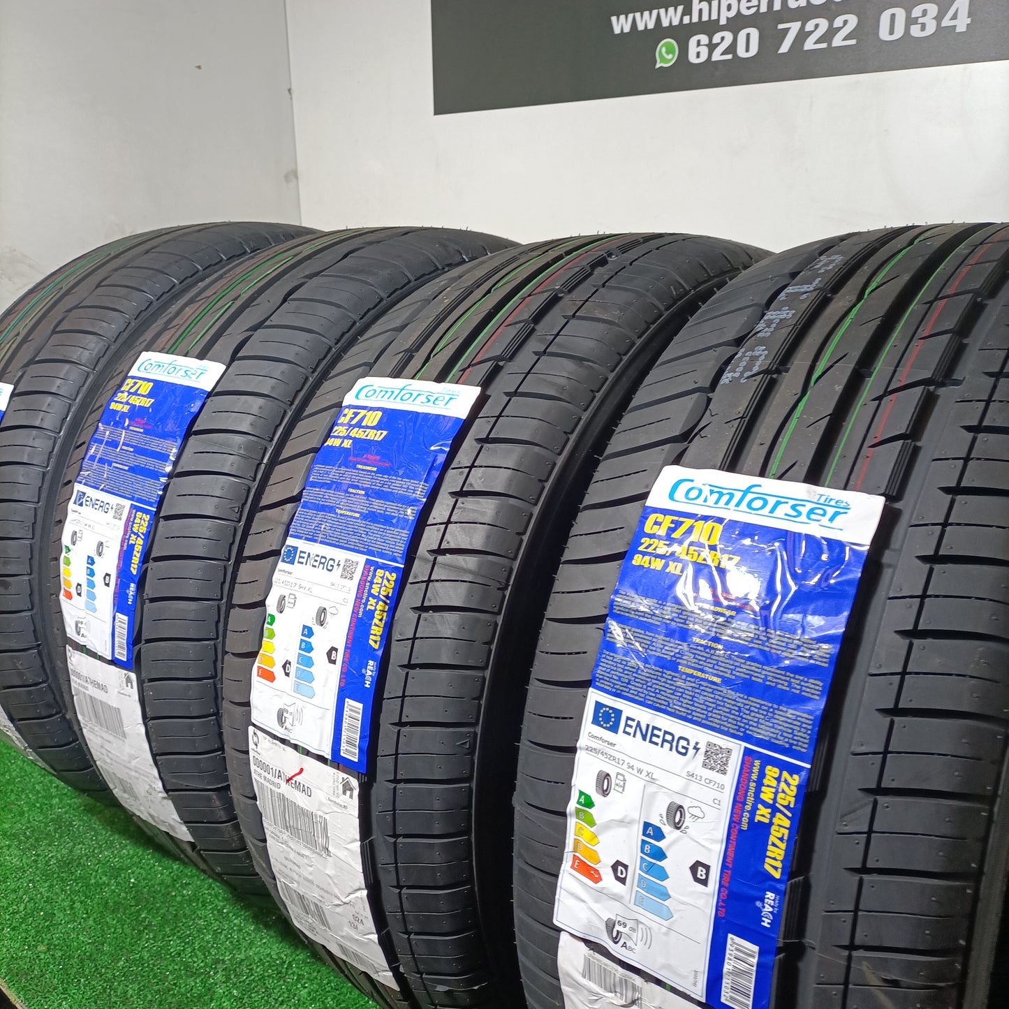 225 45 17 94W XL COMFORSER TIRES CON PROTECCIÓN DE LLANTA  /PRECIO UNIDAD,  ENVÍO GRATIS.