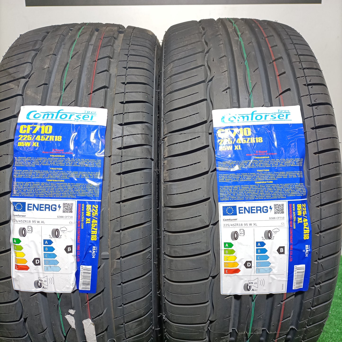 225 45 18 95W XL CF 710 COMFORSER TIRES CON PROTECCIÓN DE LLANTA  /PRECIO UNIDAD,  ENVÍO GRATIS.