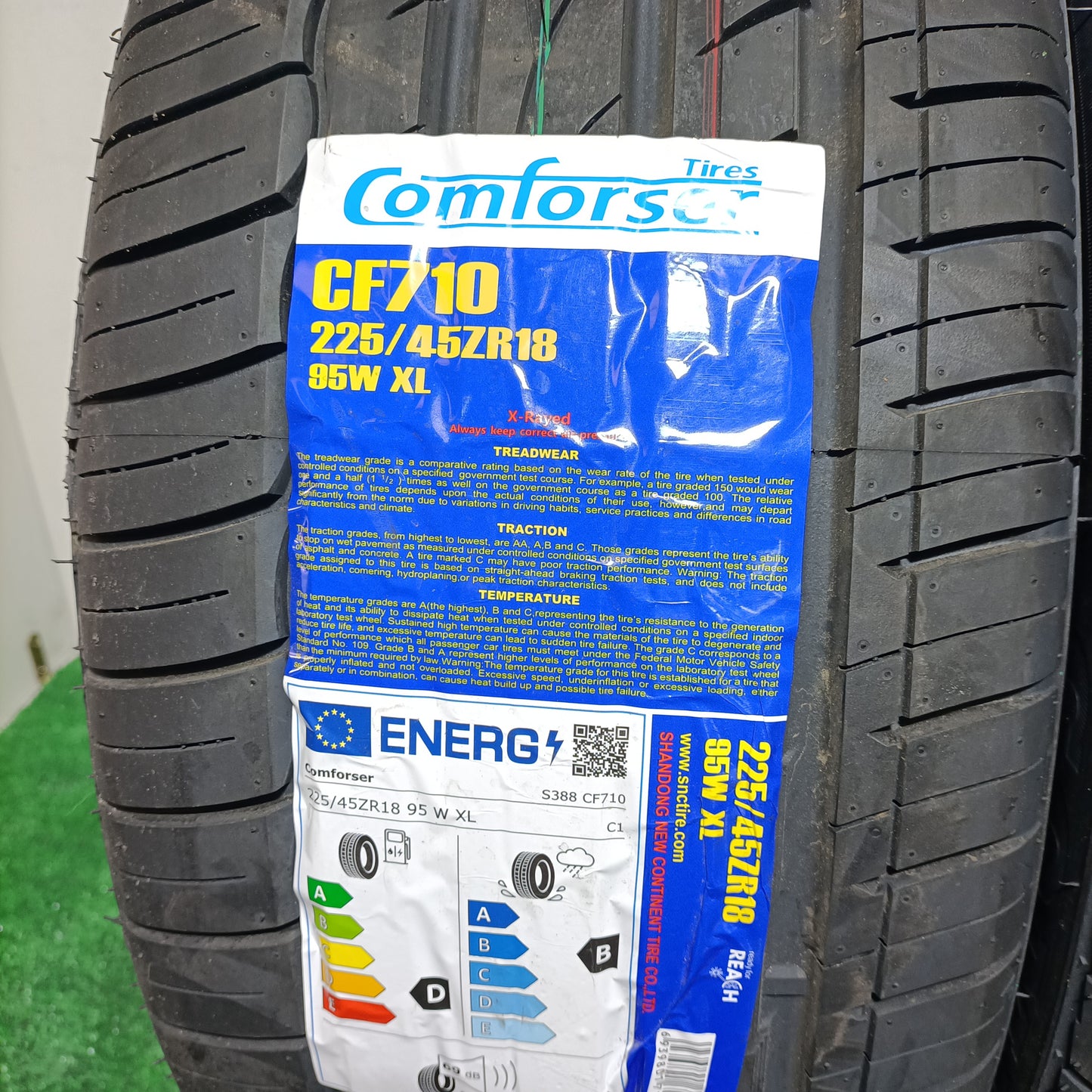 225 45 18 95W XL CF 710 COMFORSER TIRES CON PROTECCIÓN DE LLANTA  /PRECIO UNIDAD,  ENVÍO GRATIS.