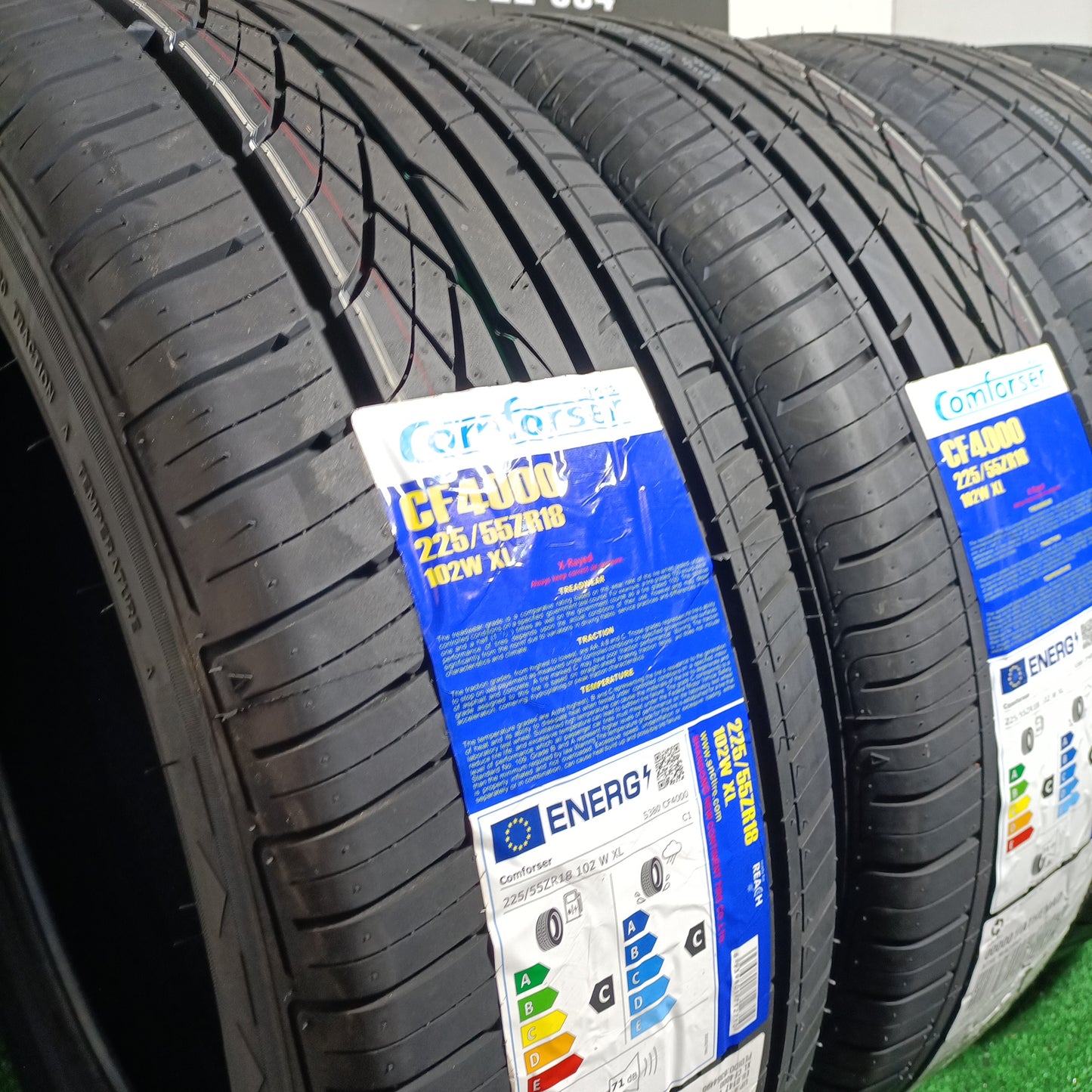 225 55 18 102W XL CF 4000 COMFORSER TIRES CON PROTECCIÓN DE LLANTA  /PRECIO UNIDAD,  ENVÍO GRATIS.