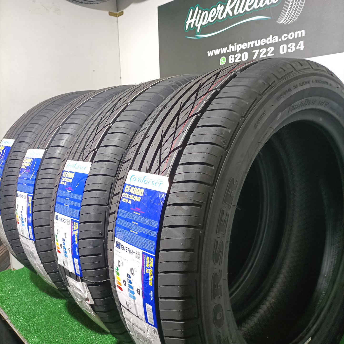 225 55 18 102W XL CF 4000 COMFORSER TIRES CON PROTECCIÓN DE LLANTA  /PRECIO UNIDAD,  ENVÍO GRATIS.