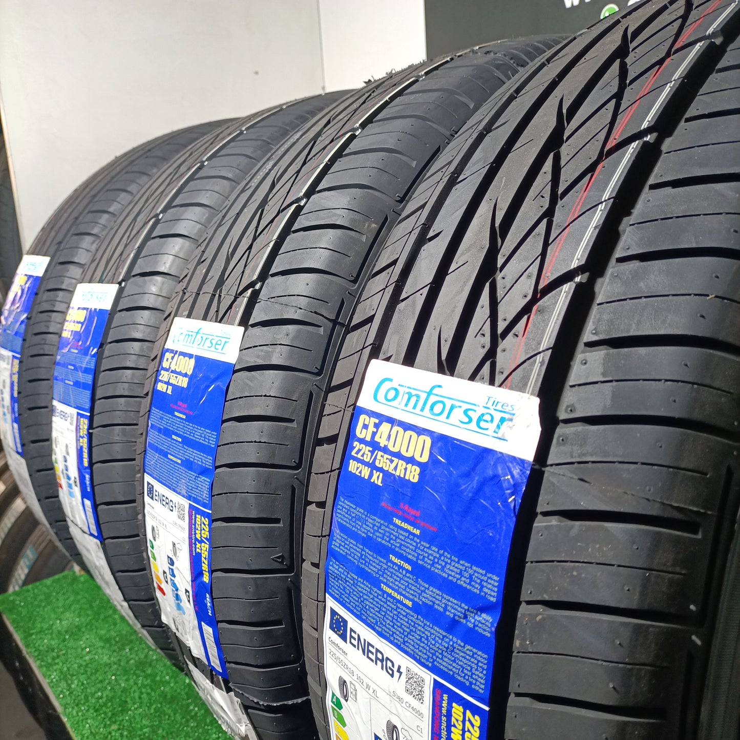 225 55 18 102W XL CF 4000 COMFORSER TIRES CON PROTECCIÓN DE LLANTA  /PRECIO UNIDAD,  ENVÍO GRATIS.