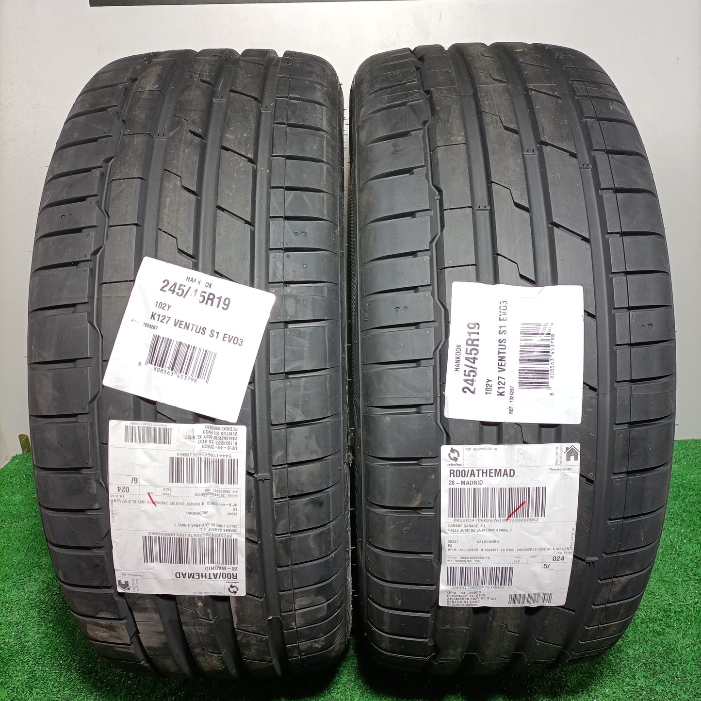 245 45 19 102Y HANKOOK K127 VENTUS S1 EVO 3  /PRECIO UNIDAD,  ENVÍO GRATIS.