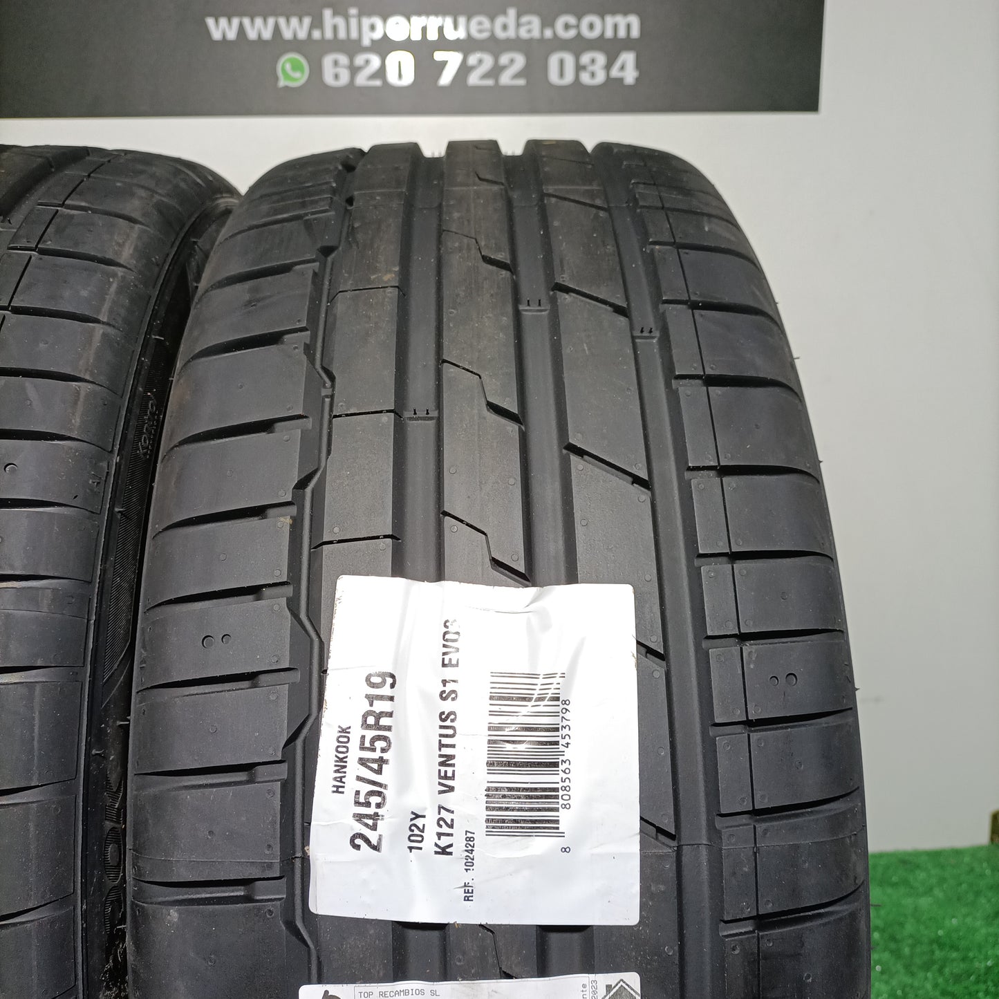 245 45 19 102Y HANKOOK K127 VENTUS S1 EVO 3  /PRECIO UNIDAD,  ENVÍO GRATIS.