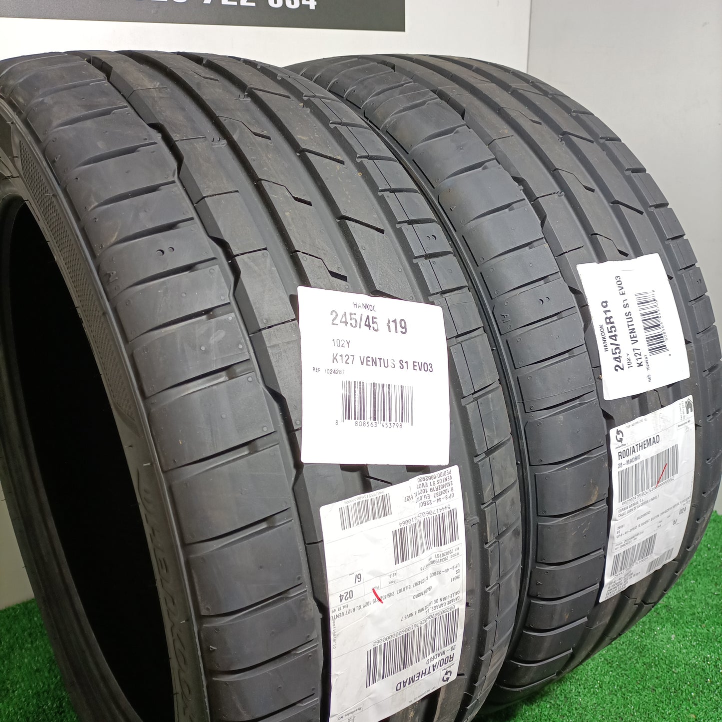 245 45 19 102Y HANKOOK K127 VENTUS S1 EVO 3  /PRECIO UNIDAD,  ENVÍO GRATIS.