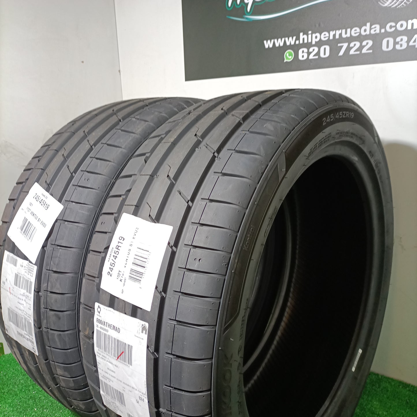 245 45 19 102Y HANKOOK K127 VENTUS S1 EVO 3  /PRECIO UNIDAD,  ENVÍO GRATIS.